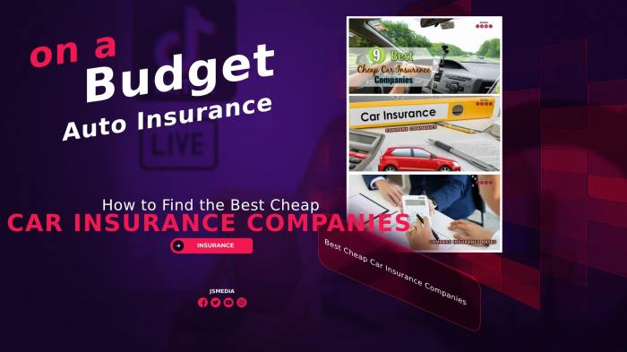 How to Find the Best Cheap Car Insurance Companies on a Budget - Auto ...