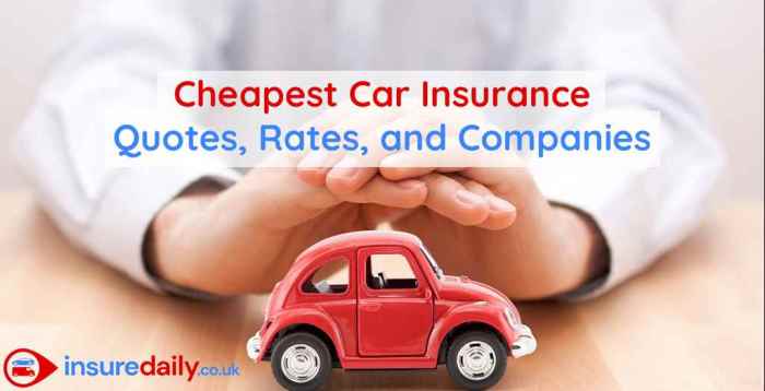 Top 10 Cheapest Car (Auto) Insurance Companies